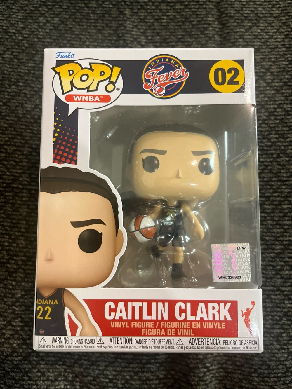 Funko Pop! WNBA Indiana Fever Caitlin Clark #02 Brand New